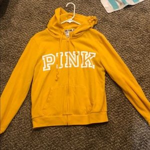 Yellow pink coat
